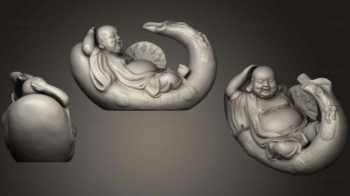 Скульптуры индийские Смеющийся Будда
